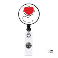 ID Reel Card Holder Students Doctor Creative Fashion Retractable