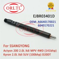 Orตรวจใหม่หัวฉีด EJBR03401D หัวฉีดคอมมอนเรลสำหรับ A6640170021 A6640170221 SSANGYONG,6640170221, 6640170021, A6640170222