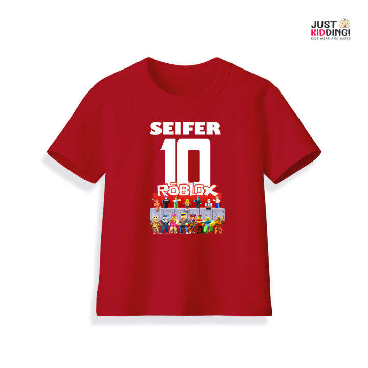 CUSTOMIZED ROBLOX Tshirt - ROBLOX SHIRT with Name ROBLOX FOR KIDS ...