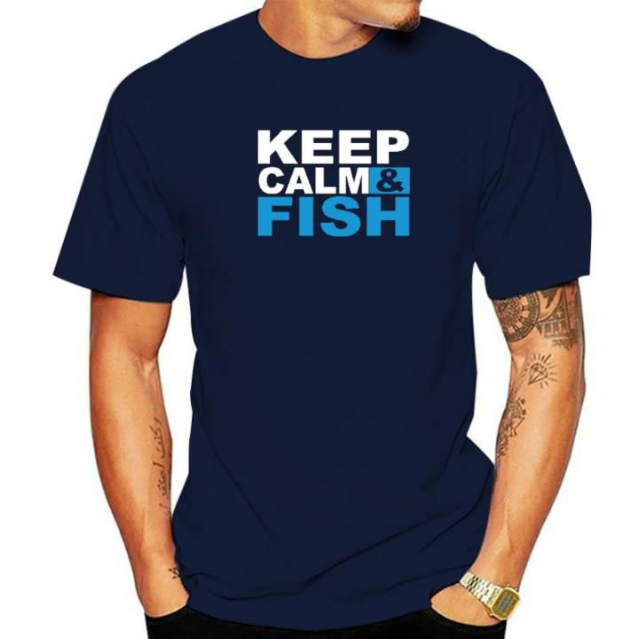 keep-calm-and-fish-funny-t-shirts-mens-oversized-cotton-tops-streetwear-tee-shirts-boys-casual-short-sleeve-tees