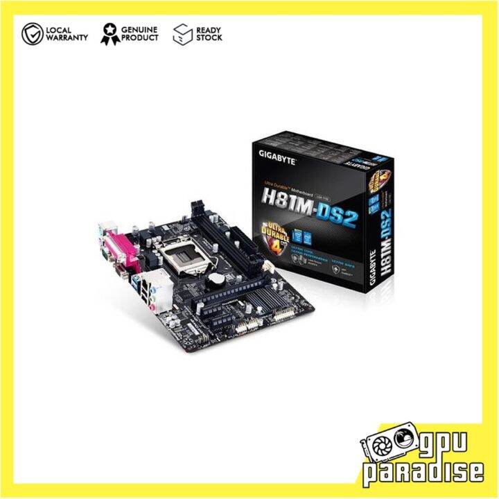 GIGABYTE H81MDS2 SOCKET 1150 MAINBOARD Lazada