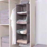 Storage Clothes Organizer Container Wardrobe Waterproof Closet Moisture-proof Hanging Shelf PP Board