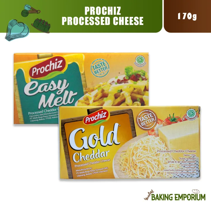Xsential Prochiz Processed Cheddar Cheese Easy Melt Gold Lazada PH