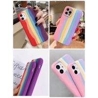 เคสสีรุ้งงานกํามะหยี่ iPhone i11/i11pro​/i11​promax​/i12mini​/i12Pro​/12(6.1)​/i12Pro​max