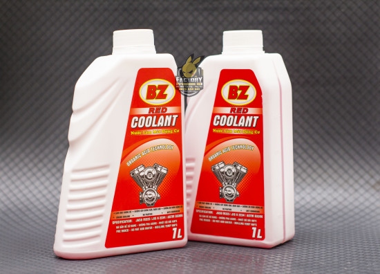 Hcmnước làm mát cao cấp pha sẵn bz red coolant 1l - ảnh sản phẩm 5