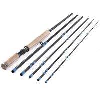 13ft 3.9m 8wt-9wt 14ft 4.2m 9wt-10wt Carbon Spey Rod Fly Fishing Pole Medium-Fast 6 Pieces Section Handle Fighting Butt