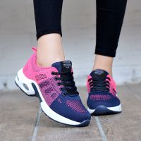 【Spot】2021 ashion running shoes women shoes mesh air cushion sneakers