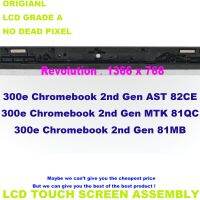 11.6ชุดประกอบหน้าจอสัมผัสสำหรับแล็ปท็อปสำหรับ Lenovo 300E Chromebook 2Nd Gen 81MB 81QC 82CE จอแสดงผลแอลอีดี + กรอบ + โมดูล LCD บอร์ด