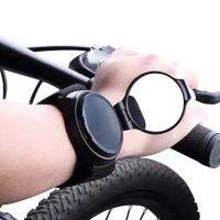 Road mtb bicycle 360องศาหมุนได้นูน Retroreflector ABS แถบข้อมือขี่จักรยานกระจกมองหลังอุปกรณ์รถจักรยาน