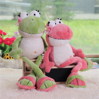 Toy Frog Cartoon Plush Stuffed Animal Cute Pilllow Doll Plushie Kids Gifts Girls