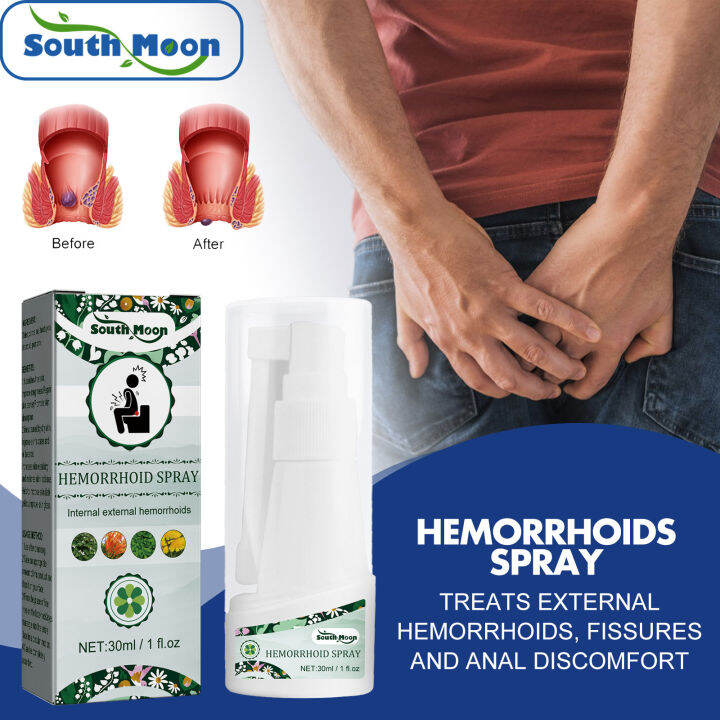 South Moon Herbal Hemorrhoids Spray Hemorrhoid Pain Treatment Spray