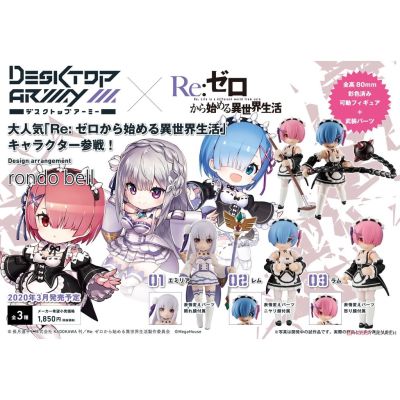 2023 new MegaHouse - Desktop Army Vol. 20 - Re:ZERO Starting Life in Another World [Blind Box]