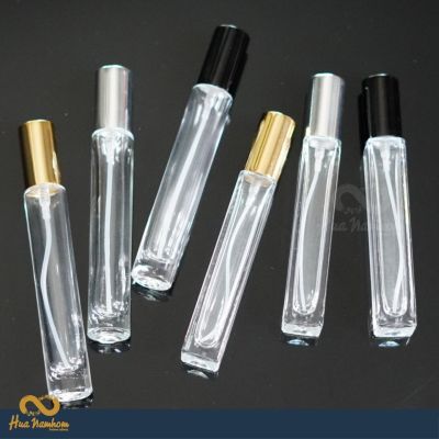 ขวดสเปรย์ทรงกลม,เหลี่ยม ชุดฝาอลูมิเนียม อย่างดี ปริมาณ 10ml