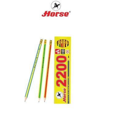 HORSE ตราม้า ดินสอ HB รุ่น H-2200 (12แท่ง/กล่อง)