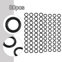 80Pcs 1/4 M22 +3/8 O-Rings  For Pressure Washer Hose Connector Seal Garden Pressure Washer Cleaning Tool Rubber Accessories Gas Stove Parts Accessorie