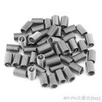 ♕∈ 50pcs/Lot M6 x 1.0 x 3D Screw Thread Insert Stainless Steel Fasteners Repair Tools Kit Coiled Wire Helical Screw Sleeve Set