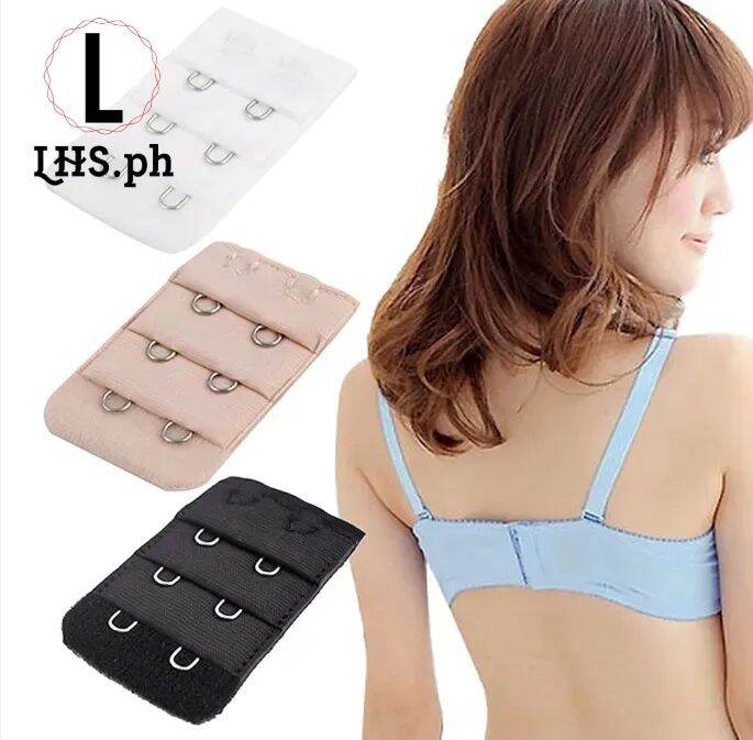 2/3/4 Hooks Bra Extension Strap Extension Extender Women Extension Buckle Bra Hook Lazada PH