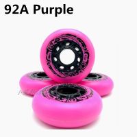 4 Pieces Roller Skate Wheels 92A 95A Super Hardest Slide Skating Wheel 72mm 76mm 80mm Inline Street Skates Tyre for Patines