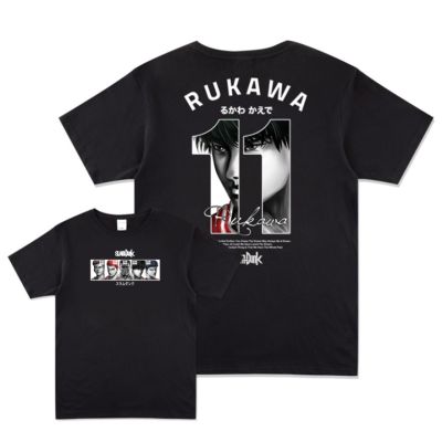 ข้อเสนอพิเศษ tshirt Khdl Slam Dunk co-branded short-sleeved t-shirt male Xiangkita High School main lineup Sakuragi Flowเสื้อยืด(S-5XS-5XL