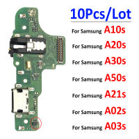 10Pcs USB ชาร์จพอร์ต Dock Connector Flex Cable สำหรับ Samsung A10S A20S A30S A50S A21s A12 A02s a03s A03 Core-fcvvgbngfnfgnfgg