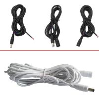 10pcs 5.5x 2.1 mm DC cable connector 0.5m 1m 2m 3m 5m long DC Power Plug with extension wire DC female and Male Jack adapter