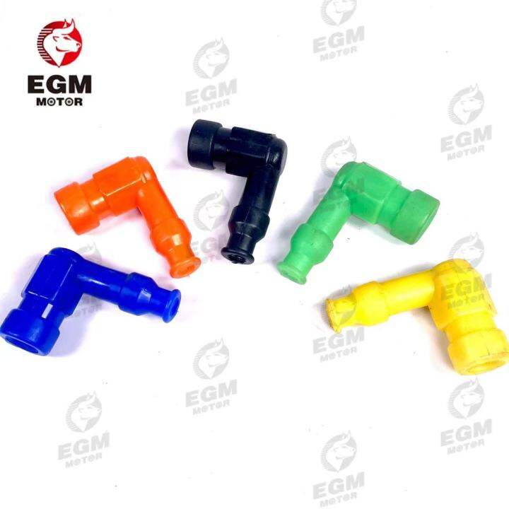 [EGM MOTORCYCLE] MOTORCYCLE SPARK PLUG CAP JELLY/ RUBBER Lazada PH