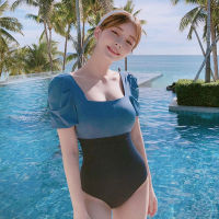 Swimsuit Female Student Cute NewinsSuper Fairy Hot Spring Two-Piece Set Slim Looking Belly Covering Conservative Swimming Suit