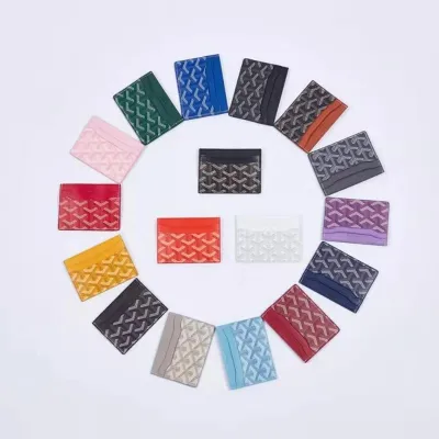 [COD] 2020 new Korean version of dog tooth genuine leather card for men and women multi-card coin purse