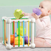 Montessori Baby Stacking Toys for Toddlers 0 12 Months Soft Sensory Toy Blocks Educational Games for Babies Boys 1 Year Old Gift