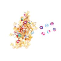 100 Pcs Map Pins Hobnail Ornament Round Head Creative Thumbtack Office Pushpins Clips Pins Tacks