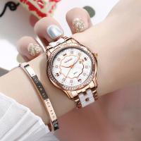 2023 New JSDUN Watch For Women Ceramics Strap Waterproof Luxury Top Brand Wristwatch Elegant Ladies Quartz Watches Reloj Mujer