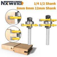 NXWIND 2PCS 6/8/12 / 6.35 / 12.7MM Shank 47MM T G ASSEMBLY Cutter Router Bit เครื่องตัดมิลลิ่งสําหรับงานไม้สําหรับโรงสีไม้