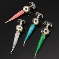 【cw】 FIshing lures Deep Sea Glowing Cuttlefish Squid Jig Tackle for Fishing Feeder Accessory !