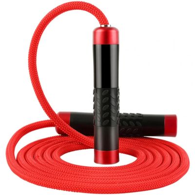 Jump Rope Anti-slip Handle Tangle-Free Adjustable Length Wear Resistant Weighted Physical Exercise Professional Skipping Rope