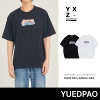 เสื้อเลือกตั้ง Yuedpao x Mootoo ยอดขาย No.1 รับประกันไม่ย้วย 2 ปี เสื้อยืดเปล่า เสื้อยืด Oversize Collab Mootoo Good dayS-5XL