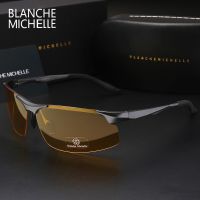 2022 Aluminum Magnesium Men Sunglasses Polarized Sports Driving Night Vision Goggles Sunglass Fishing UV400 Rimless Sun Glasses Cycling Sunglasses