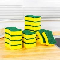 ijg181 Sponge wipe kitchen sponge sponge scouring pad cleaning sponge sea non-stick oil sponge wipe household block double-sided thickening