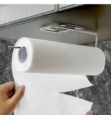 Wall Mounted Towel Holder Toilet Paper Holder Bathroom Tissue Holders Roll Paper Towel Rack Hanger Stand Storage Rack Bathroom Counter Storage