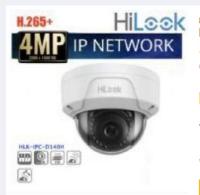 กล้องวงจรปิด Hilook 4 MP Dome  IP Camera รุ่น IPC-B140H