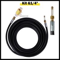 2 40m Pressure Washers Nozzle Car Wash Hose Sewer Drain Water Cleaning Hose With G1/4 BSP Connector for High Pressure Washers