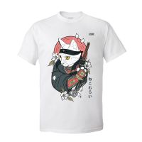 2022 Men Tshirt Cat Samurai Nekomurai T Shirts All Cotton Tshirt Customized Tees
