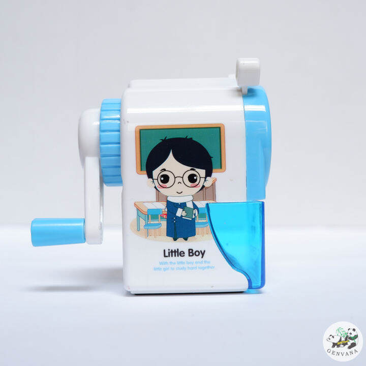 เครื่องเหลาดินสอ-รูปเด็กน้อย-tg3031-กบเหลาดินสอ-ที่เหลาดินสอตั้งโต๊ะ-ลายน่ารัก-pencil-sharpener-กบเหลา