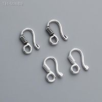 ? ของขวัญ DIY ของขวัญเครื่องประดับ S925 Silver Retro Thai Bracelet Buckle DIY Handmade S Question Mark Necklace Connection เครื่องประดับเงิน