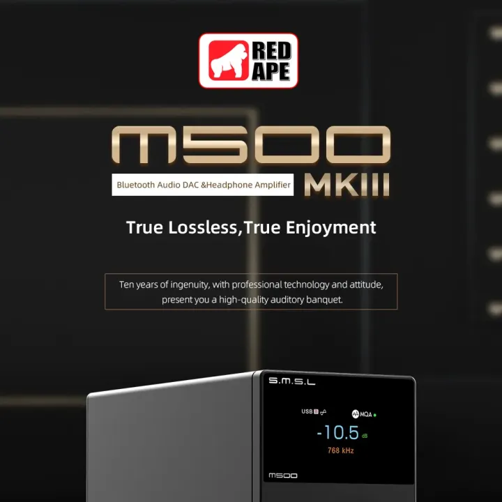 SMSL M500 MKIII Hi Res Audio DAC & Headphone Amplifier ES9038PRO – Hifi -express