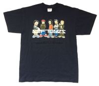 Deftones Deftoons Cartoon Band Image Blue T Shirt Short Sleeves Cotton Tshirt