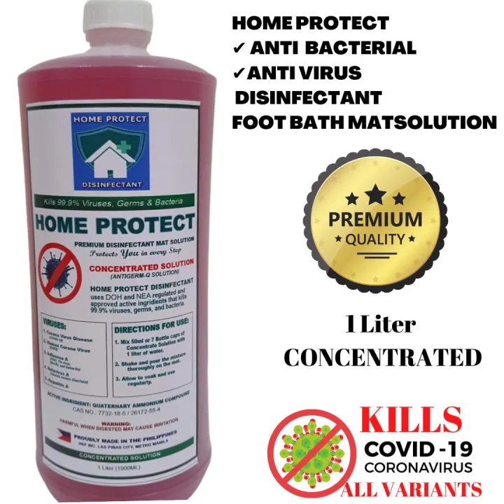 Home Protect Foot bath Mat Disinfectant Concentrated Quat Solution