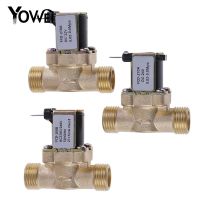 ◈ 1PCS New DC 12V 24V AC 220V G1/2 39; 39; Brass Electric Solenoid Valve For Solar Water Heater