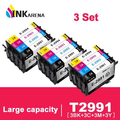 INKARENA x3 set 29 XL Cartridge Compatible for Epson T29 T2991 T 2991 29XL Printer Ink Cartridge for epson XP235 335 332 432 435
