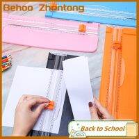 Behoo กรรไกรตัดกระดาษความแม่นยำกิโยตีนด้วยเครื่องมือตัดไม้บรรทัดแบบดึงออก