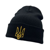 【YD】 Ukraine Spetsnaz Men Embroidery Warm Knitted Hat Skullies Bonnet Group cap